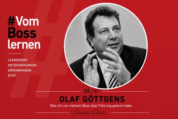 Vom Boss lernen – Olaf Göttgens